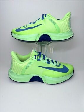 Nike AIR ZOOM Neon Green and Blue Performance Sneakers